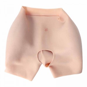 Men's Silicone False Vagin Pants Sexy Buttocks Silicone Hip Pants for Crossdresser Shemale Transgender